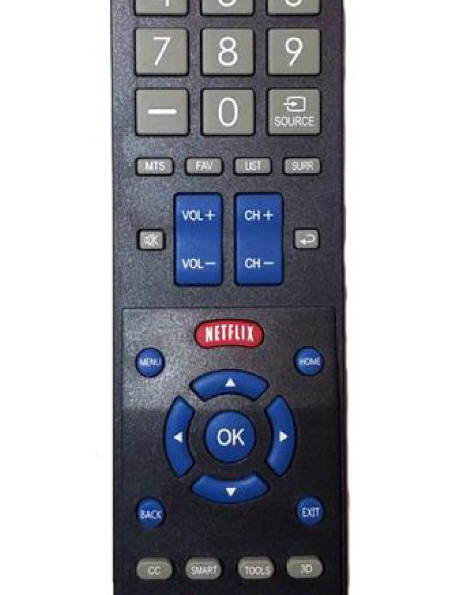 Control para decodificador Steren 3