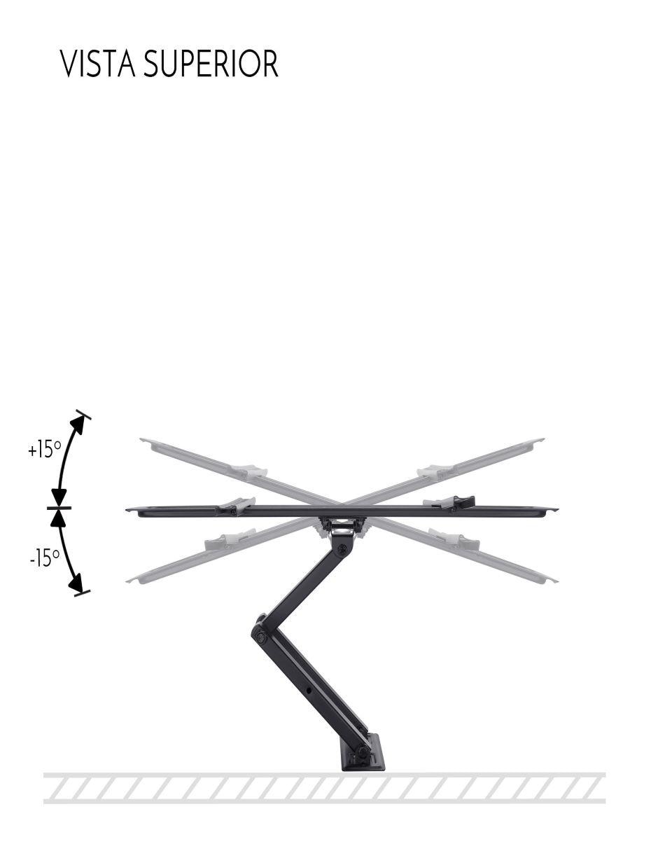 Soporte para pantalla articulado 70 pulgadas 4