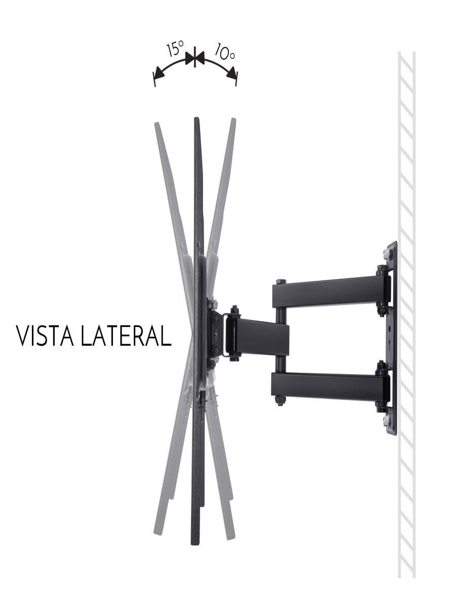 Soporte para pantalla articulado 70 pulgadas 5
