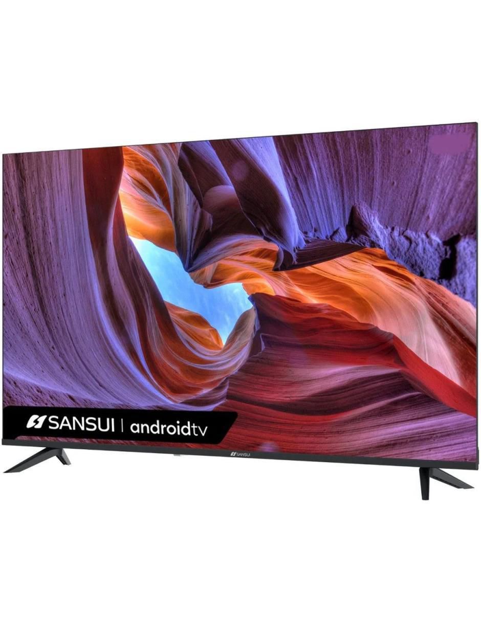 Pantalla Smart TV LED de 50 pulgadas 4K/UHD SMX50V1UA con Android TV