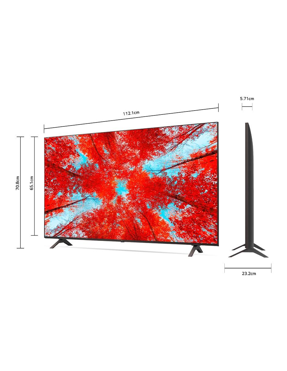 Pantalla Smart TV LG LED de 50 pulgadas 4K/UHD 50UQ8000PSB con