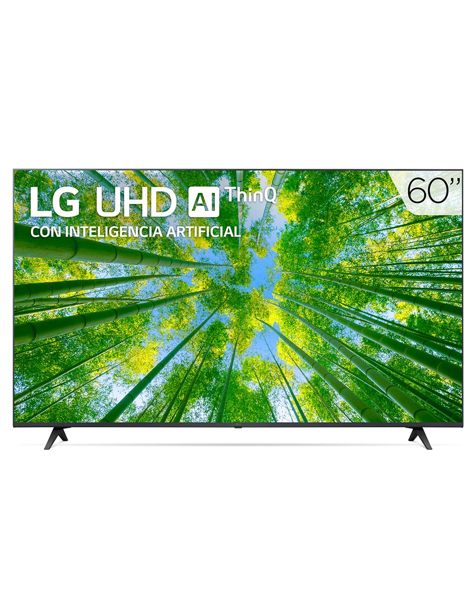 Pantalla Smart TV LG LED de 60 pulgadas 4K/UHD 60uq8000psb con WebOS