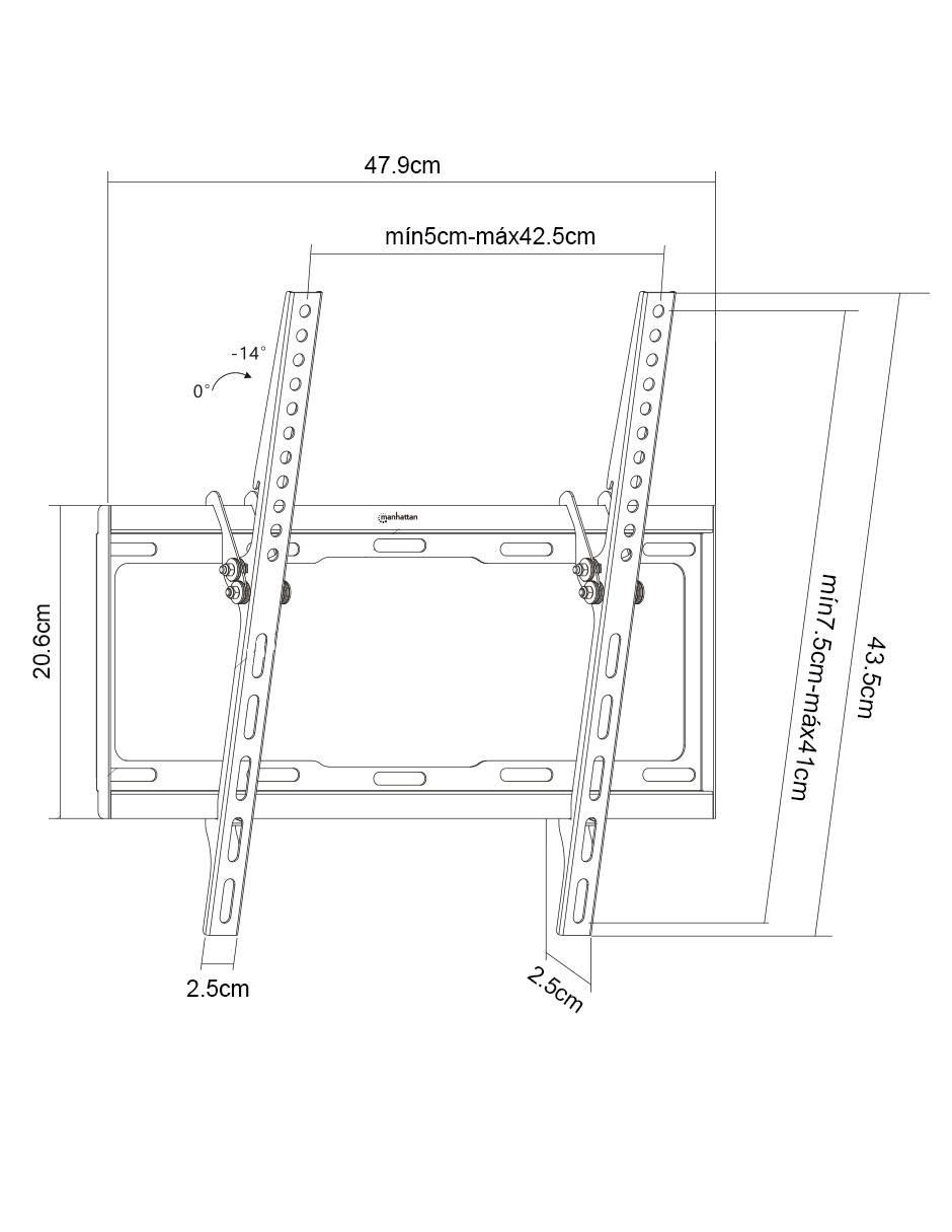 Soporte para pantalla inclinable 7