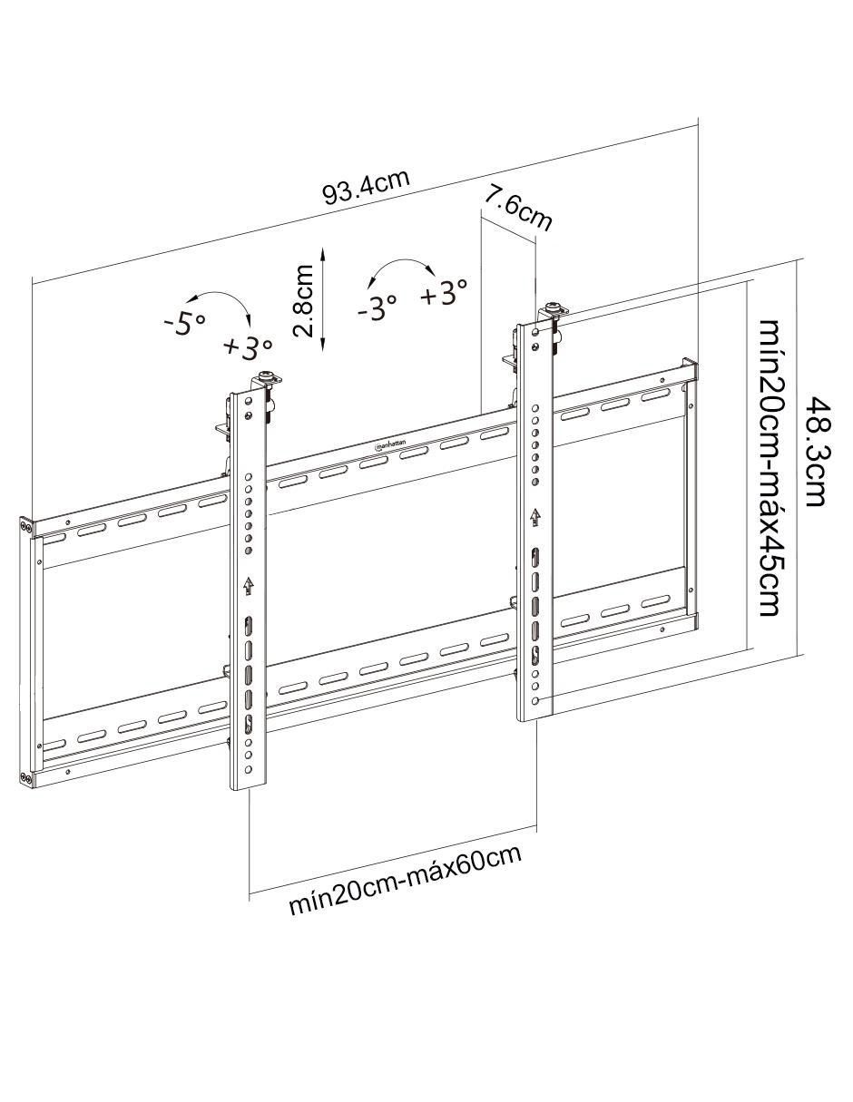 Soporte para pantalla fijo 5