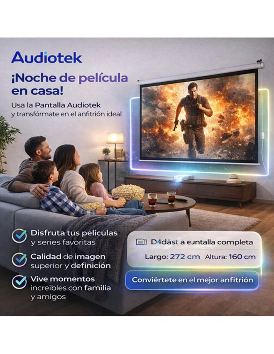 Pantalla proyector eléctrica MKZ-Panta120EBLA 4
