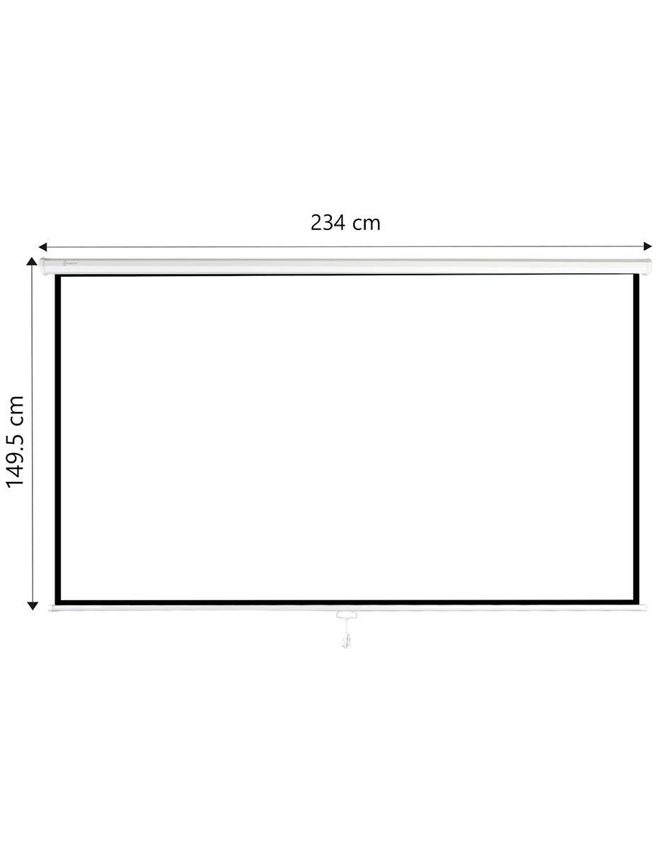 Pantalla Manual para Proyector MKZ-PANTA100MBLA 6