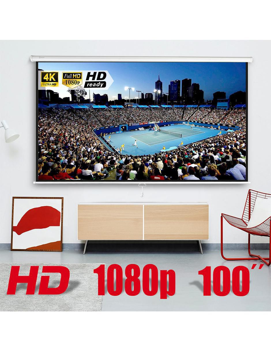 Pantalla Manual para Proyector MKZ-PANTA100MBLA 5