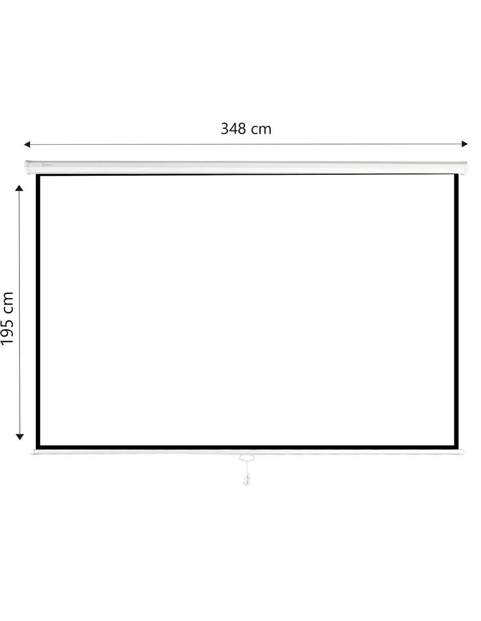 Pantalla Manual para Proyector MKZ-PANTA150MBLA 5