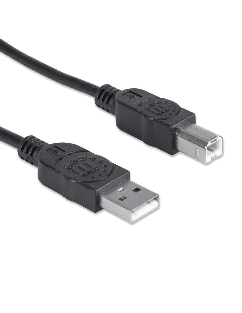 Cable USB B a tipo USB A de 5 m