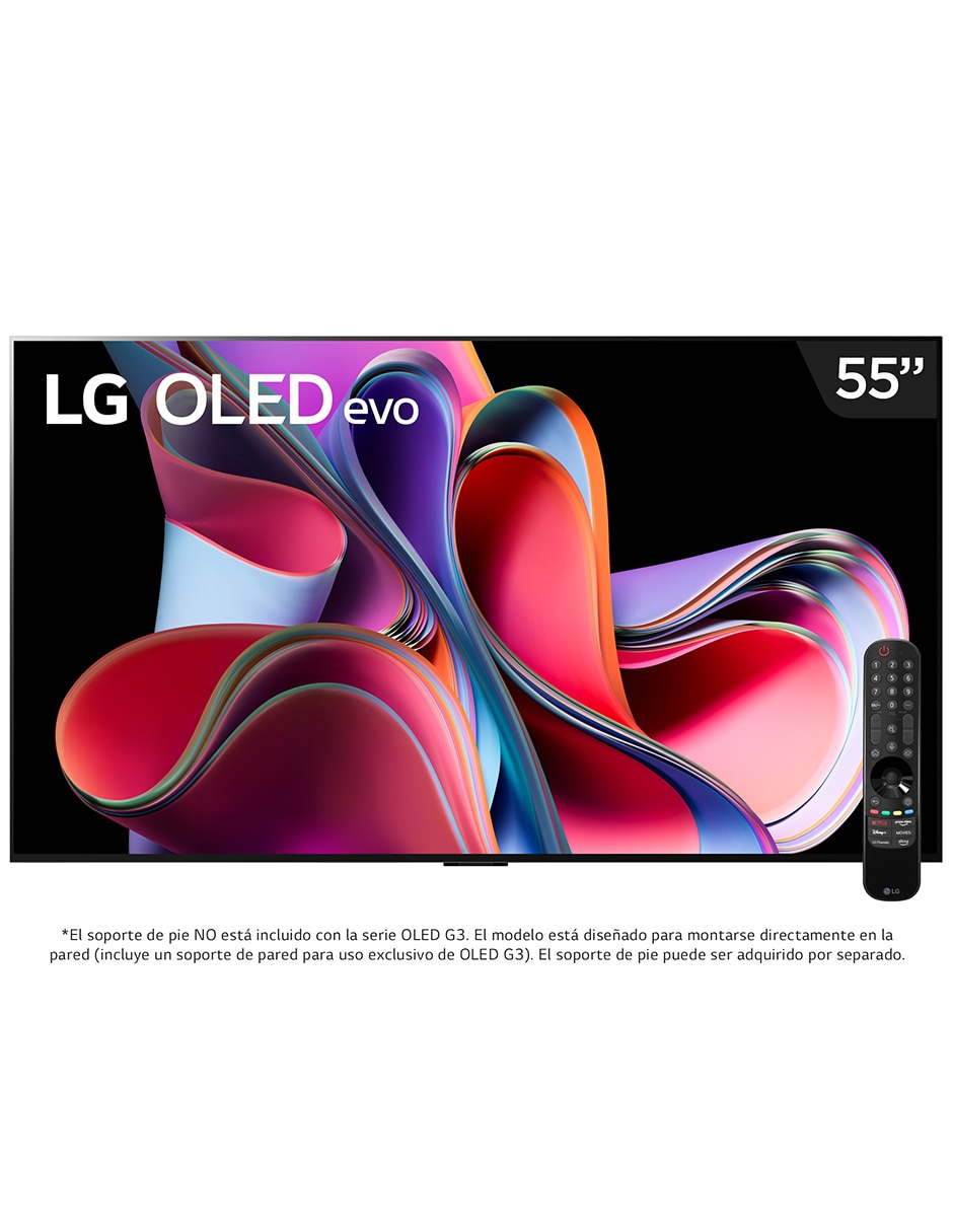 Pantalla LG OLED Smart TV de 55 pulgadas 4K/UHD oled55g3psa con