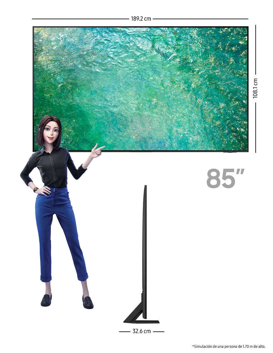 Pantalla Smart TV QLED de 85 pulgadas 4K QN85QN85CAFXZX 7