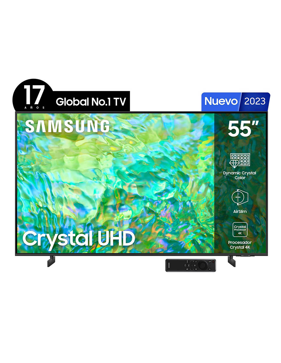 Pantalla Smart TV Samsung LED de 55 pulgadas HD Un55cu8000fxzx con