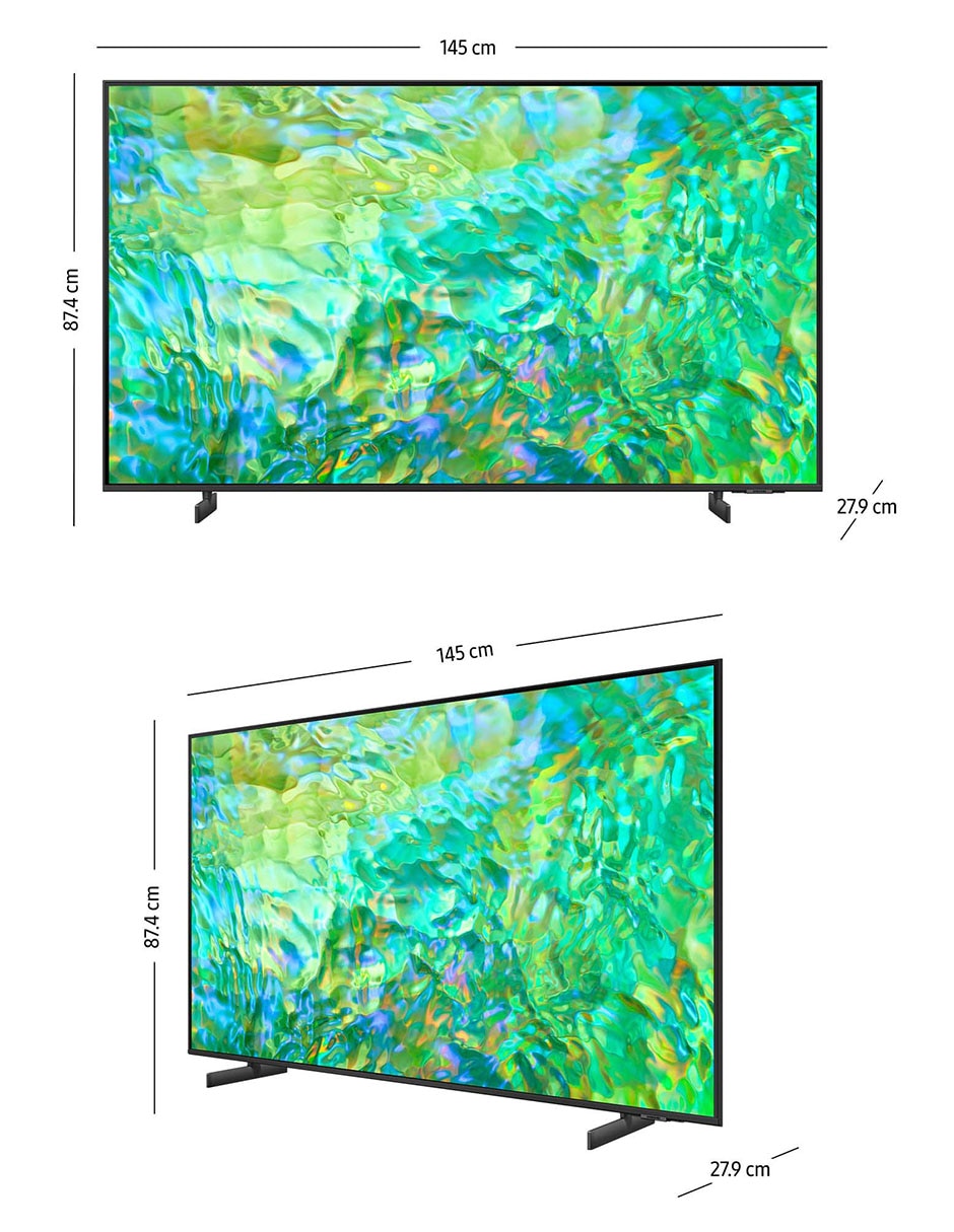 Pantalla Smart TV LED de 65 pulgadas 4K/UHD UN65CU8000FXZX 7