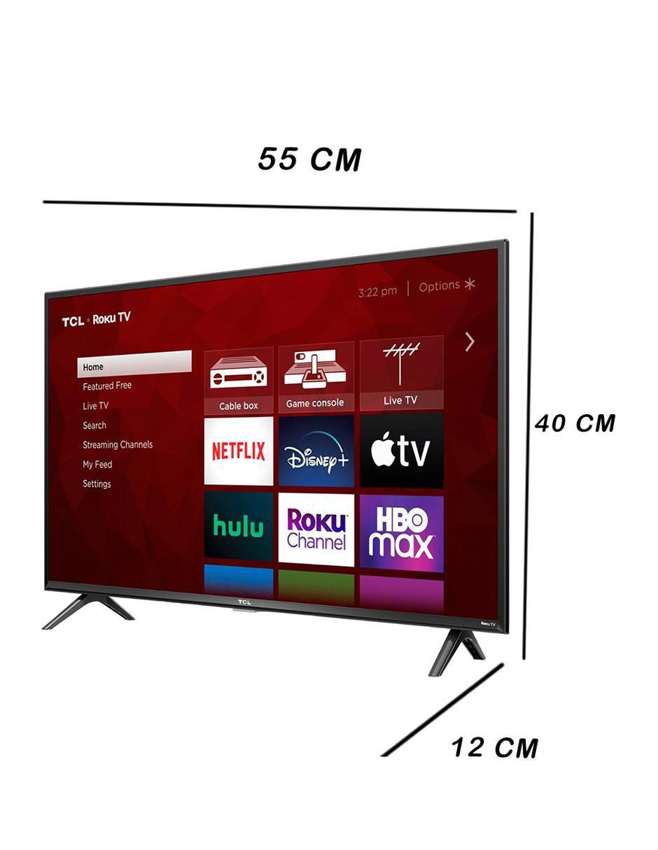 Pantalla Smart TV TCL LED de 40 pulgadas Full HD 40S355 con Roku TV