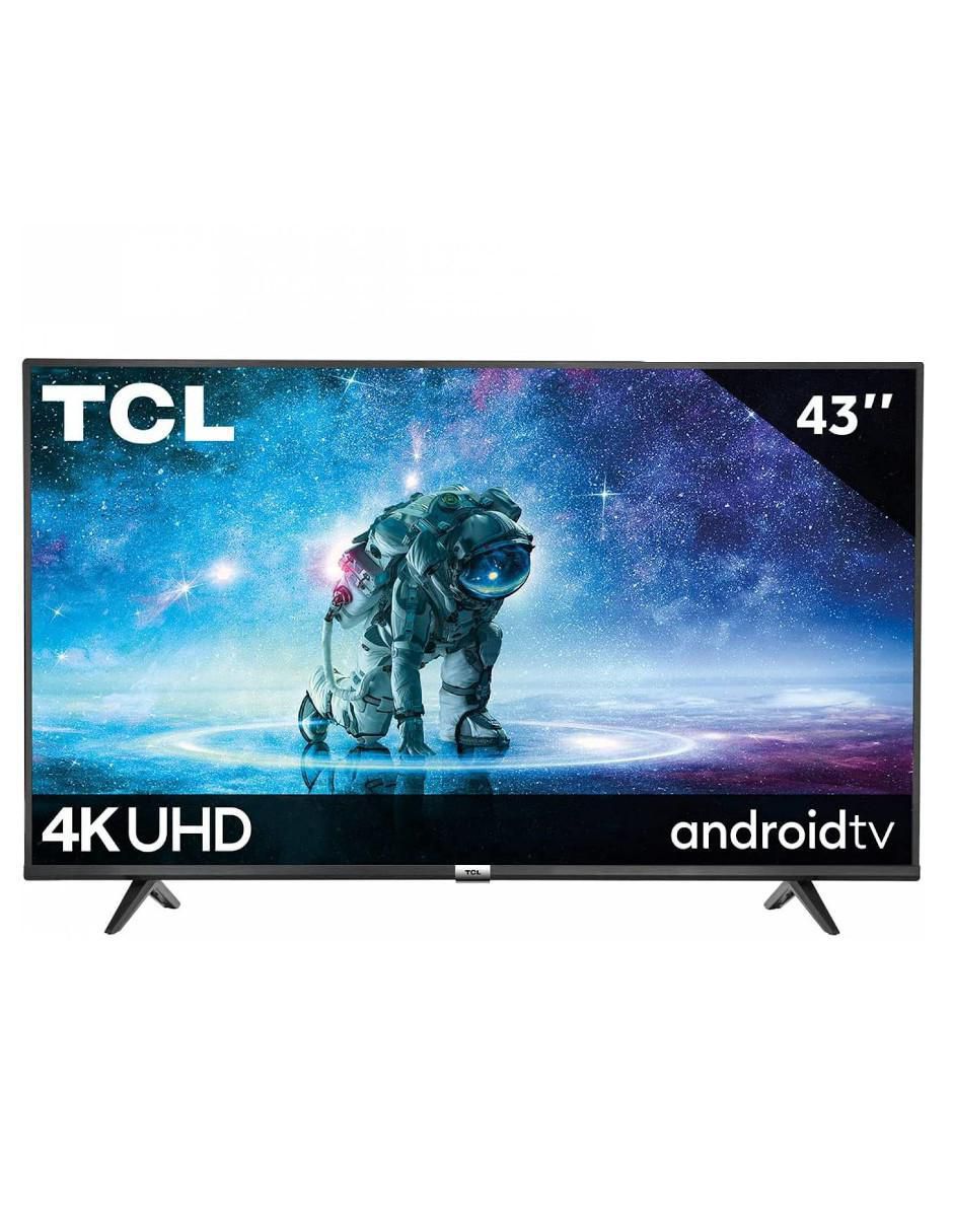 Pantalla Smart TV TCL LED de 43 pulgadas 4 K Smart Tv 43A443 4K Android con  Android TV