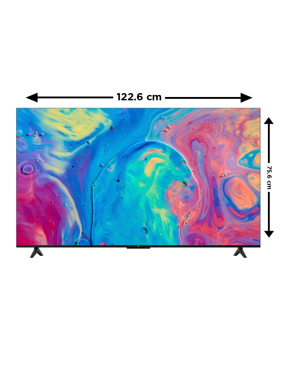 Pantalla Smart TV QLED de 55 pulgadas 4K/UHD 55Q550G con Google TV 3