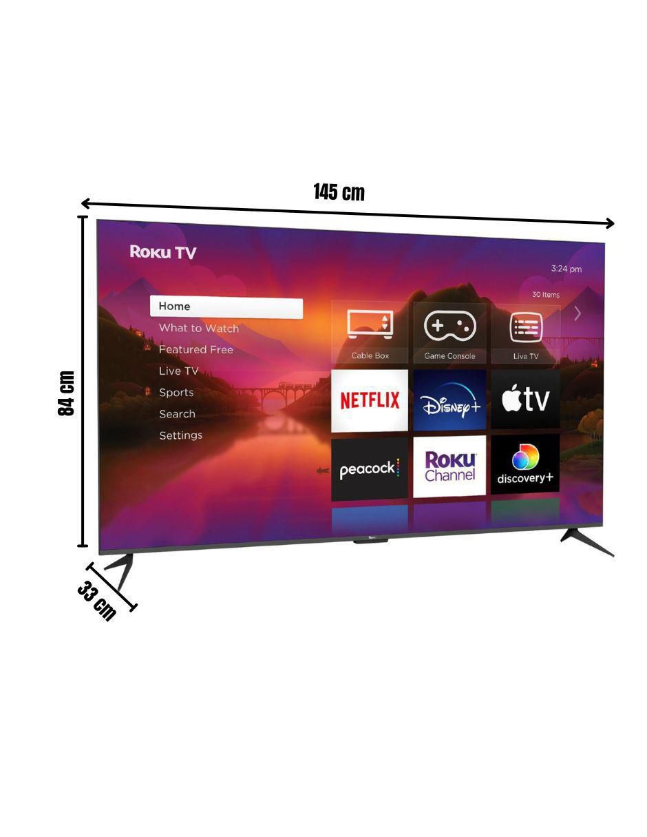 Pantalla Smart TV TCL LED de 40 pulgadas Full HD 40S331 con Roku