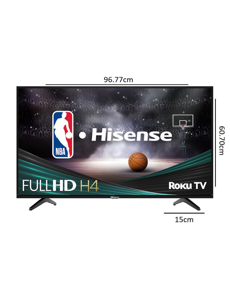 Pantalla Smart TV LED de 43 pulgadas Full HD 43H4030F4 con Roku TV 5