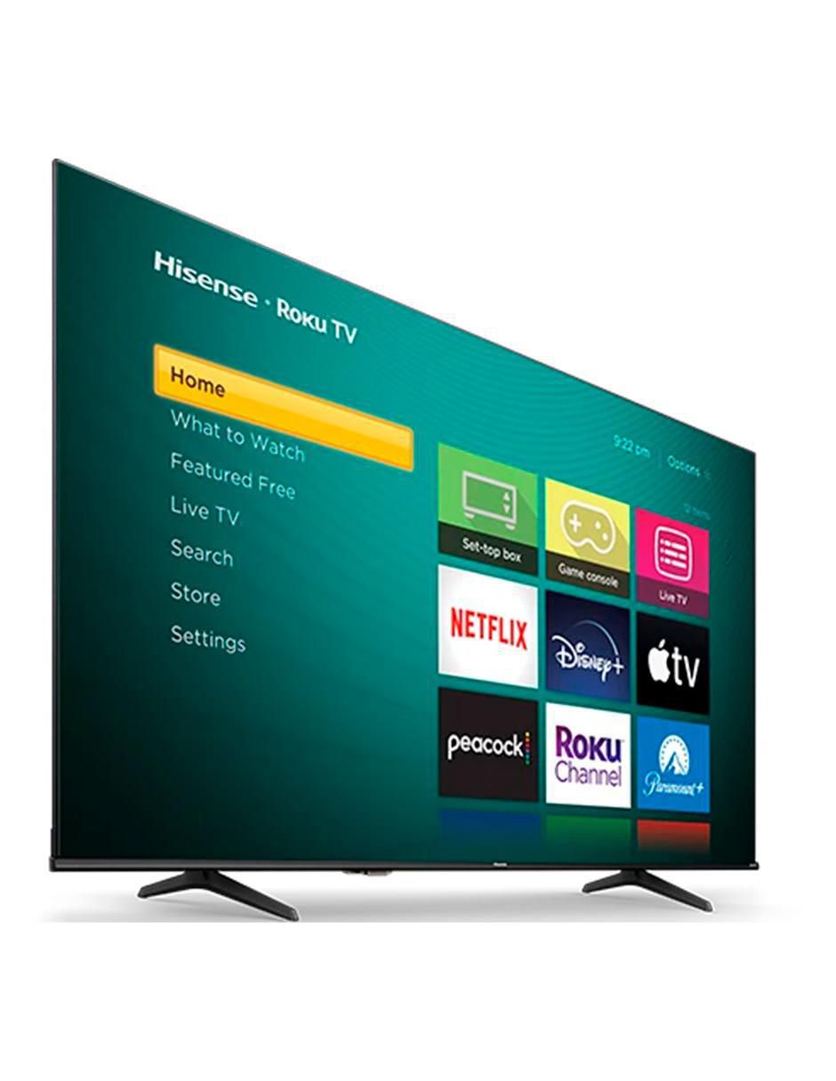 Pantalla Smart TV LED de 65 pulgadas 4K/UHD 65R6E4 con Roku TV 5