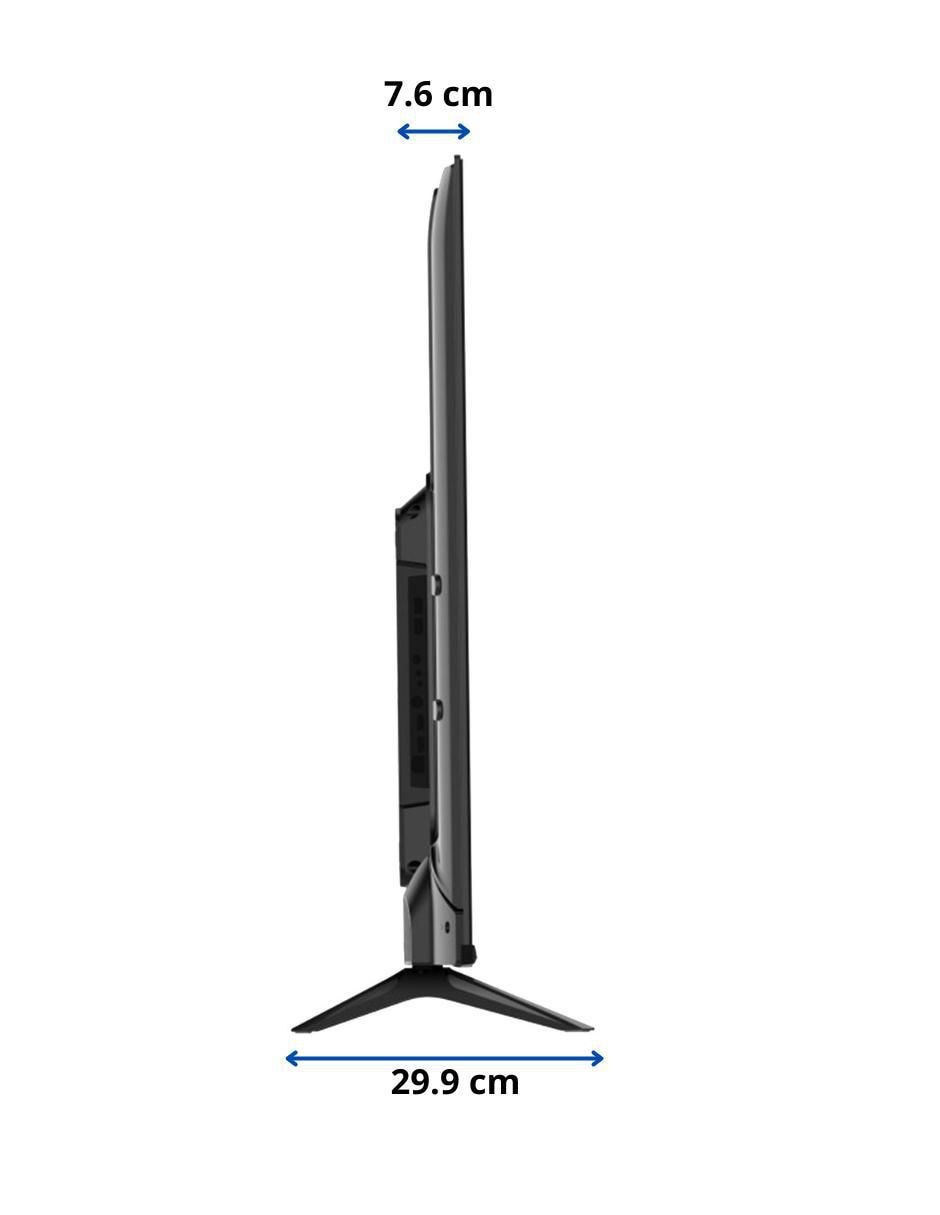 Pantalla Smart TV LED de 65 pulgadas 4K/UHD 65R6E4 con Roku TV