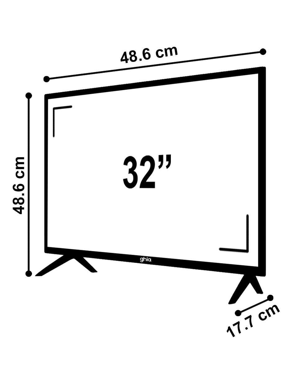 Pantalla Smart TV LED de 32 pulgadas Full HD G32ATV22 con Android TV 6