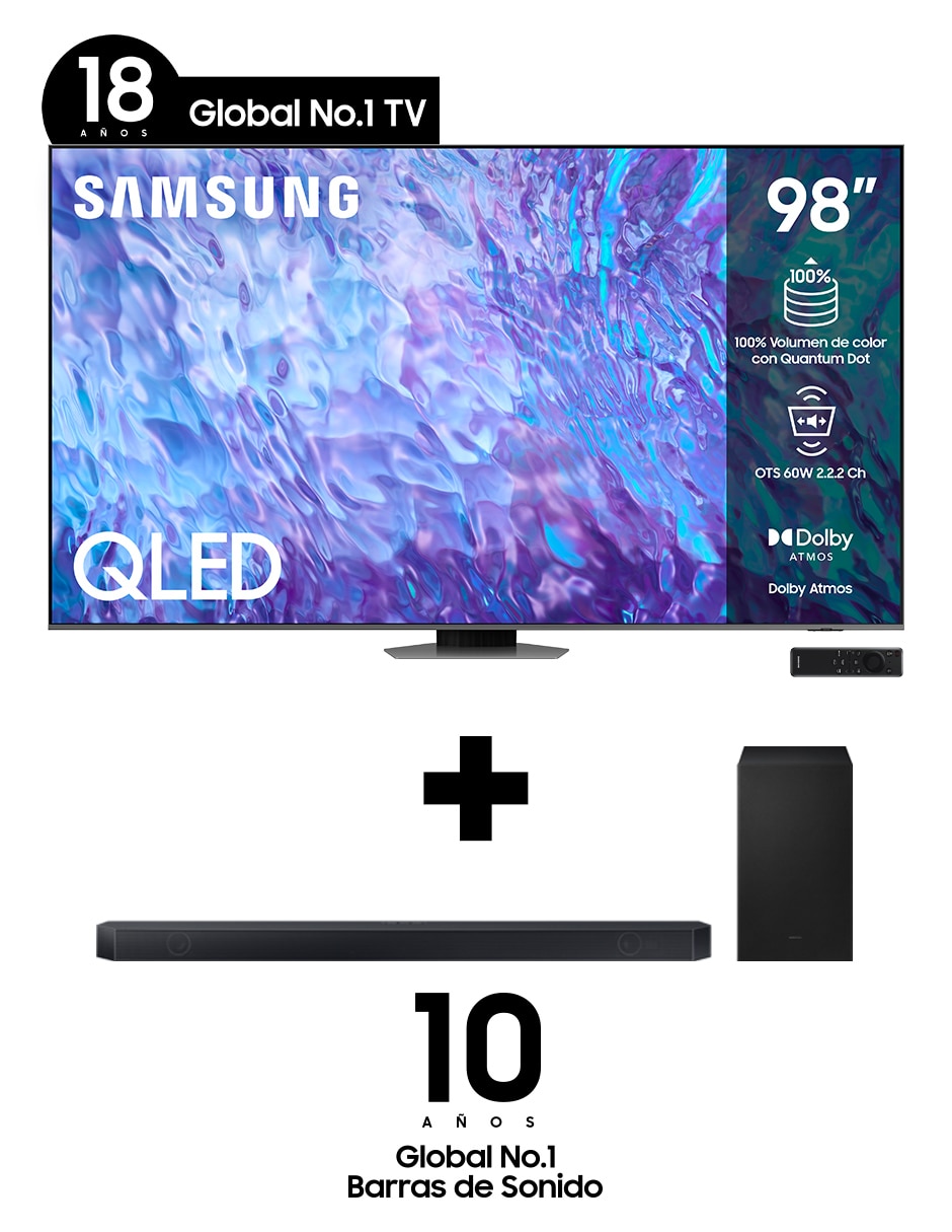 Pantalla Smart TV QLED de 98 pulgadas 4K F-98Q80CAQ700D 1