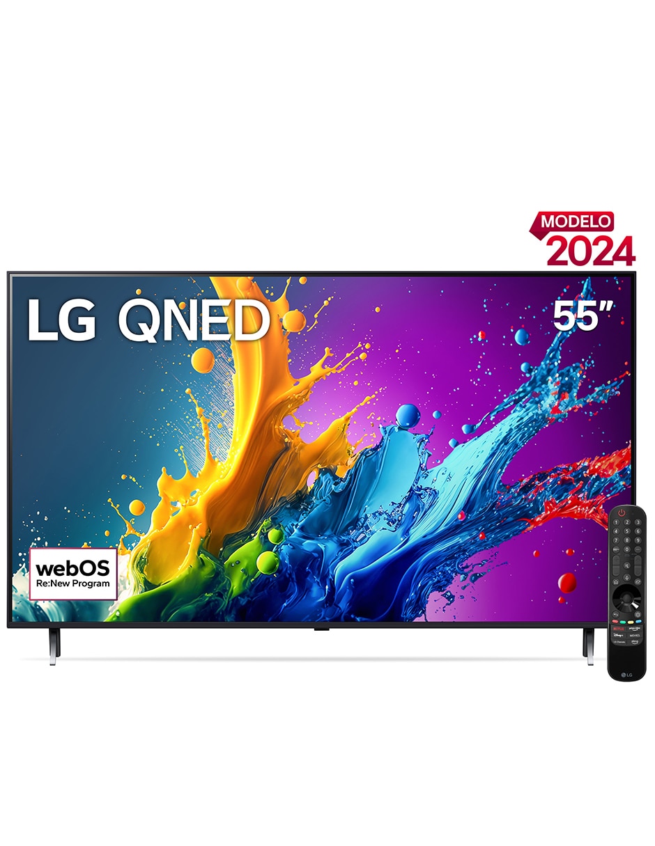 Pantalla Smart TV QNED de 55 pulgadas 4K 55QNED80TSA 1