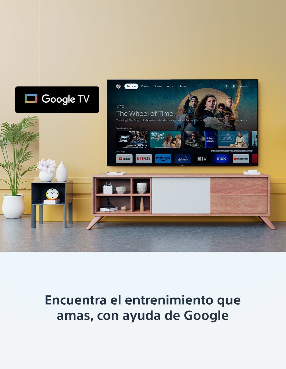 Pantalla Smart TV OLED de 55 pulgadas 4K/UHD Bravia 8 con Google TV 3
