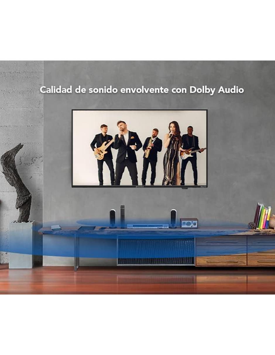Pantalla Smart TV LED de 43 pulgadas Full HD SMX43P+HDMI con Roku TV 3