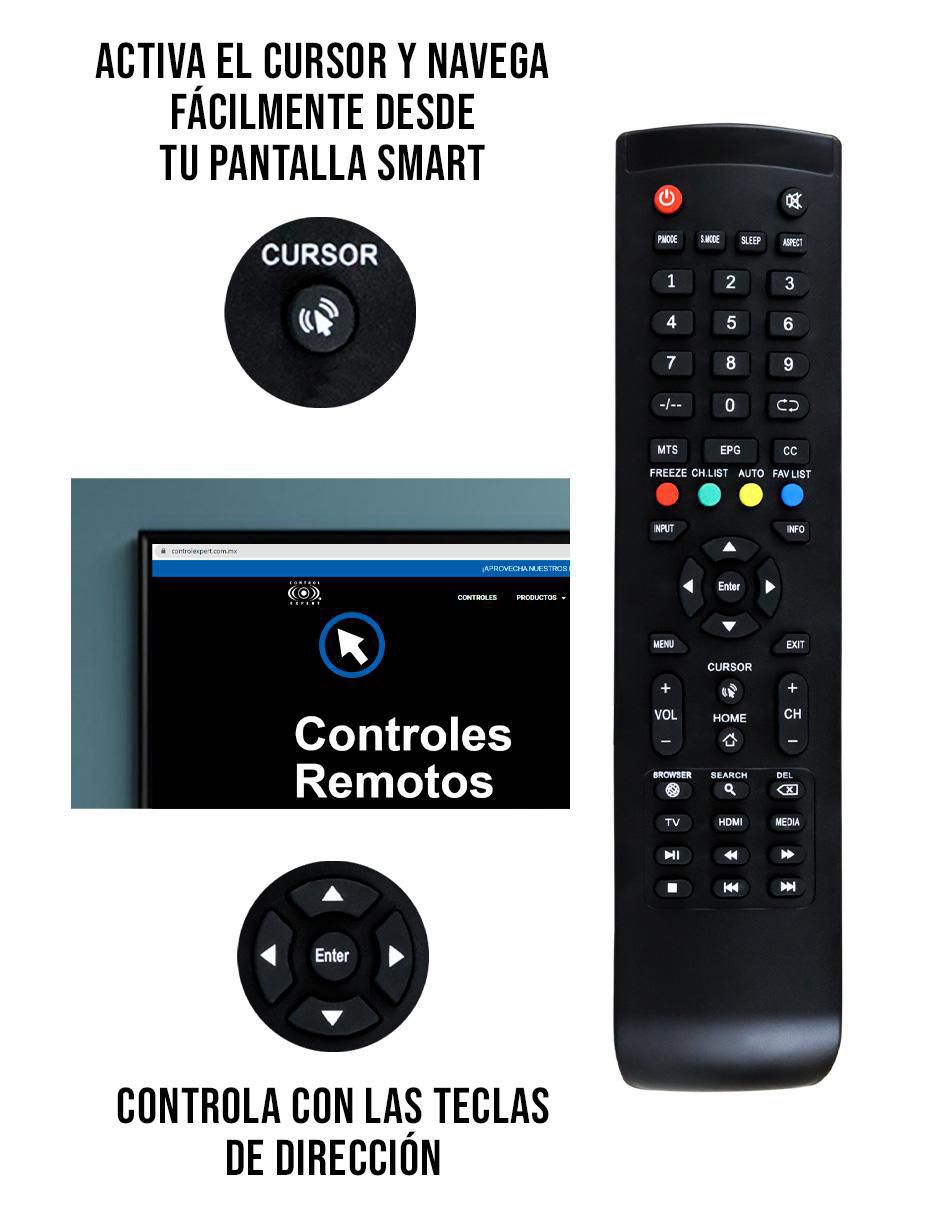 Control remoto para Smart TV CE-P77 9