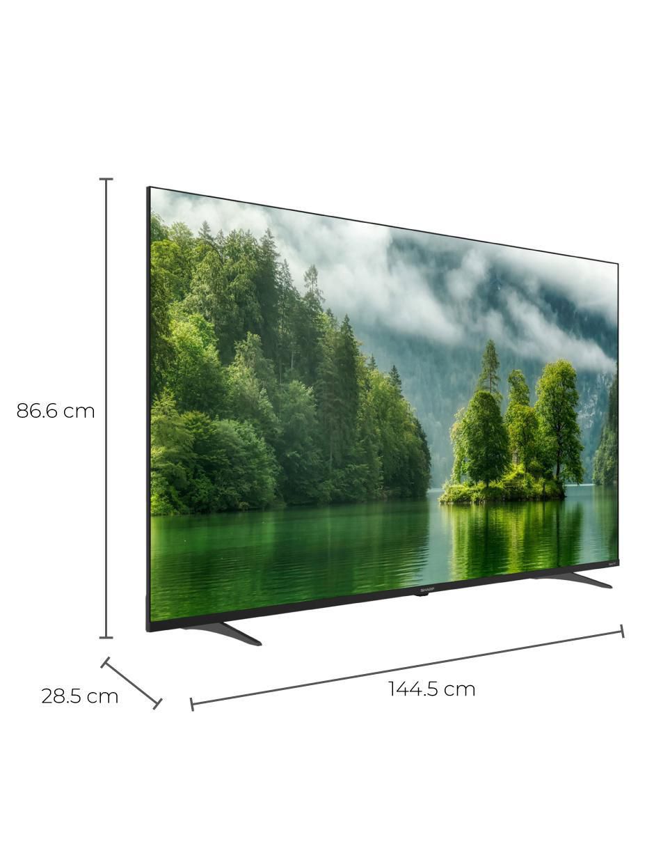 Pantalla Plasma de 65 pulgadas HD 4TC65EL8UR con Roku TV 5