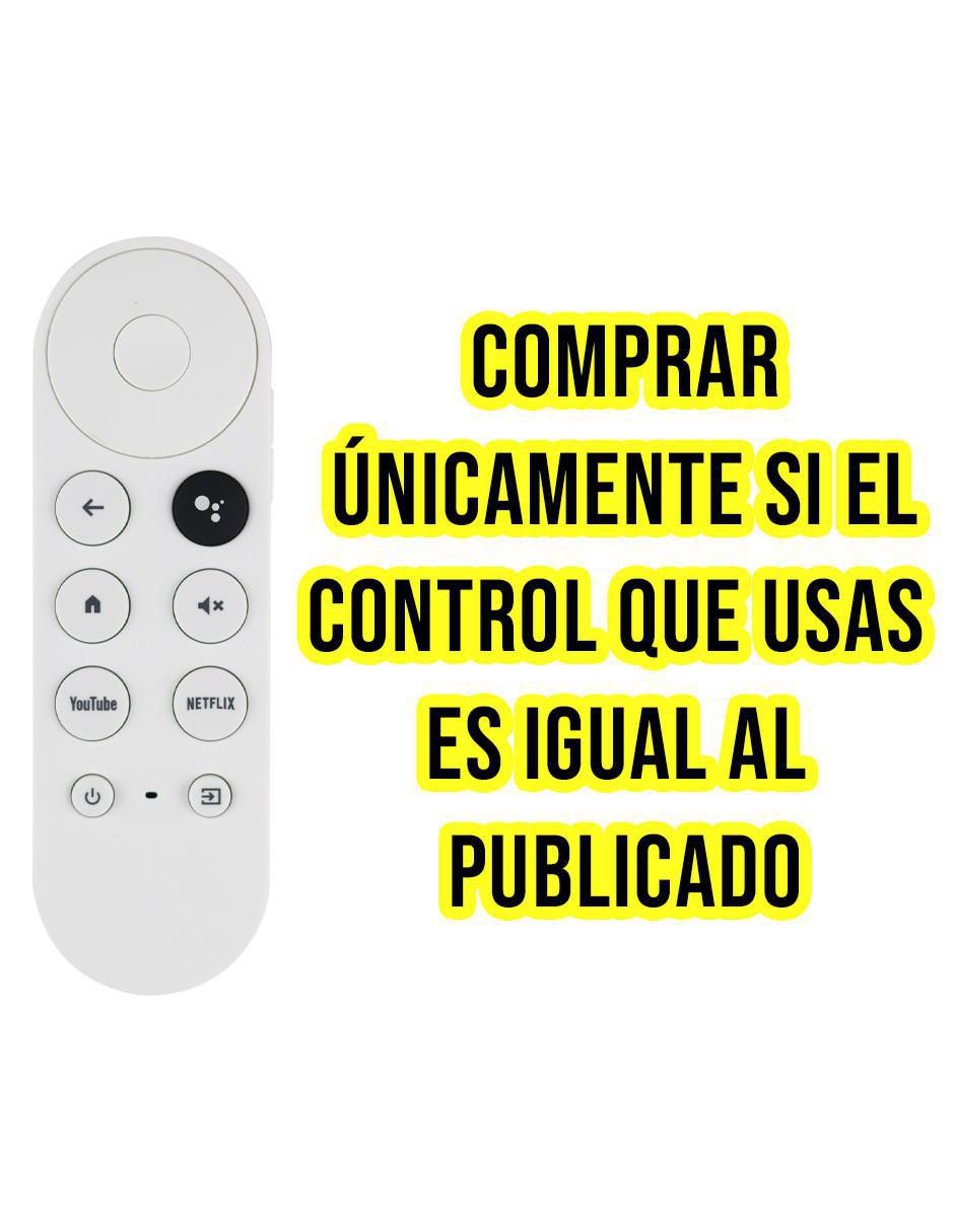 Control remoto para Smart TV CE-GLH1 Google Chromecast 4K HD comando voz 11