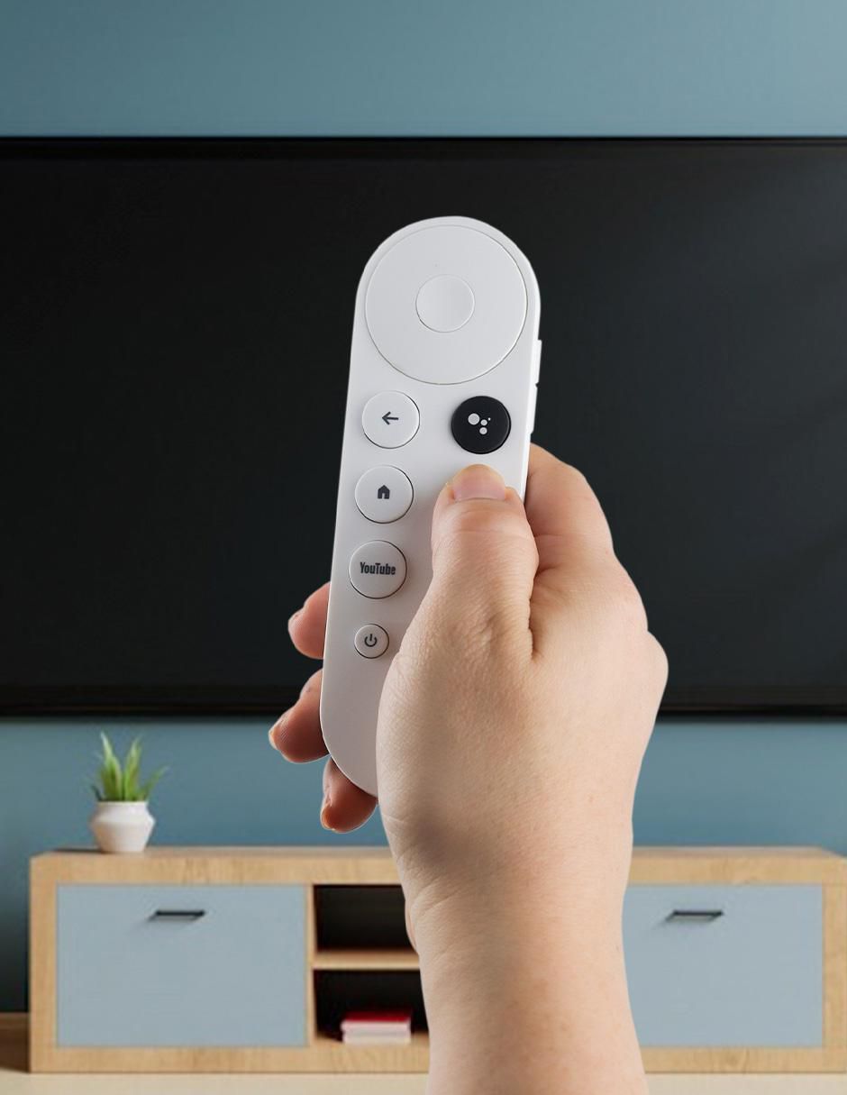 Control remoto para Smart TV CE-GLH1 Google Chromecast 4K HD comando voz 12