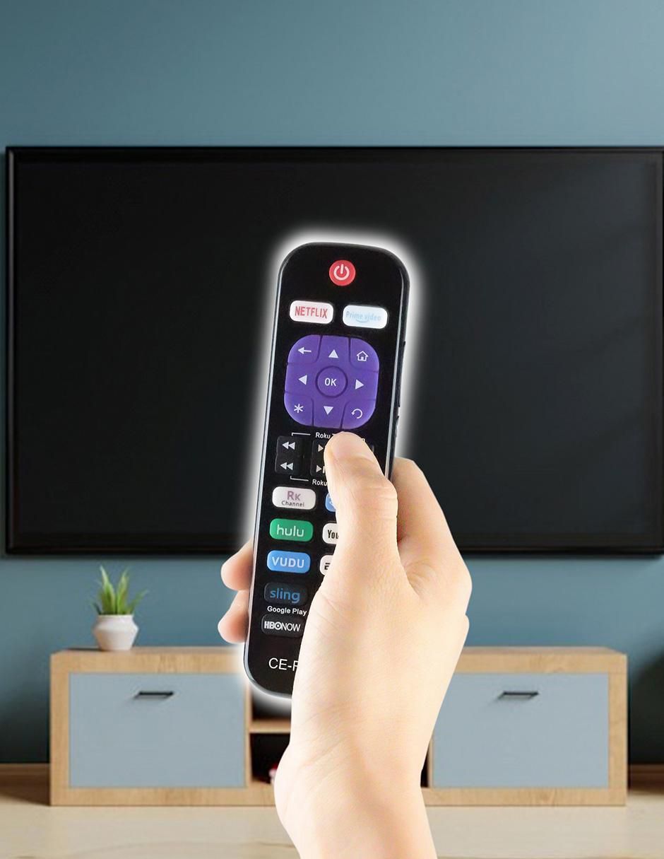 Control remoto para Smart TV CE-REXPERT Roku TV, modelos Express y Premiere 9