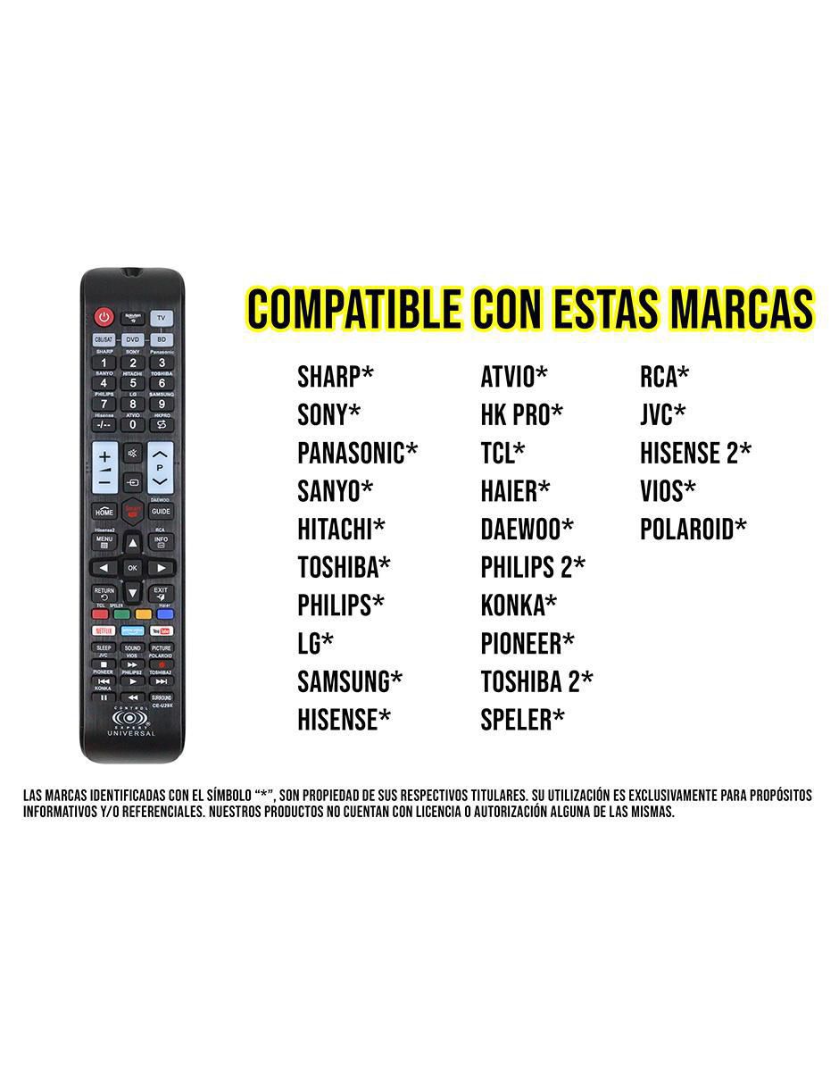 Control remoto universal para Smart TV CE-U29X 7