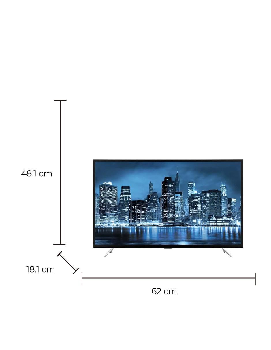 Pantalla LED de 32 pulgadas HD ATV-32SMR con Roku TV 5