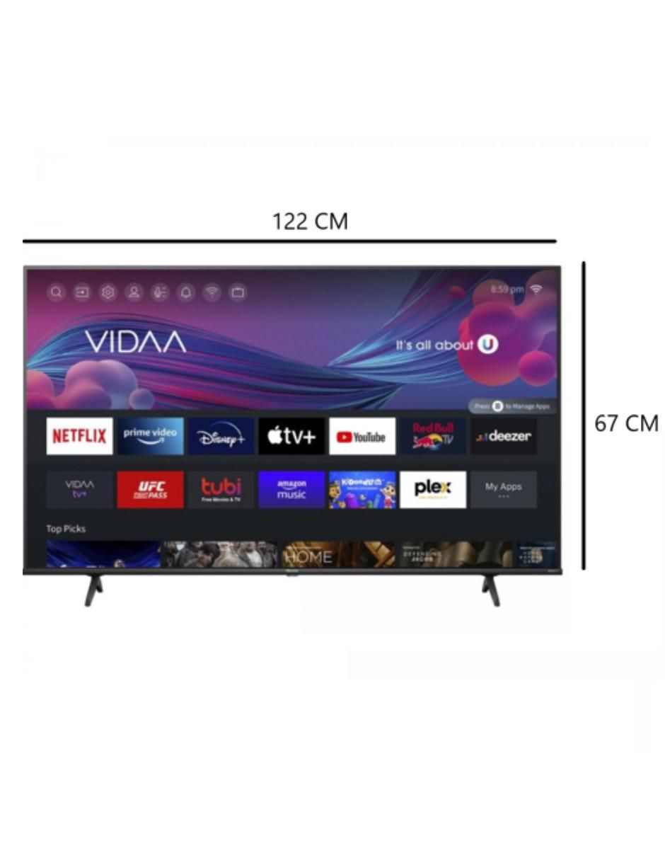 Pantalla Smart TV LCD de 50 pulgadas HD A6KV 4