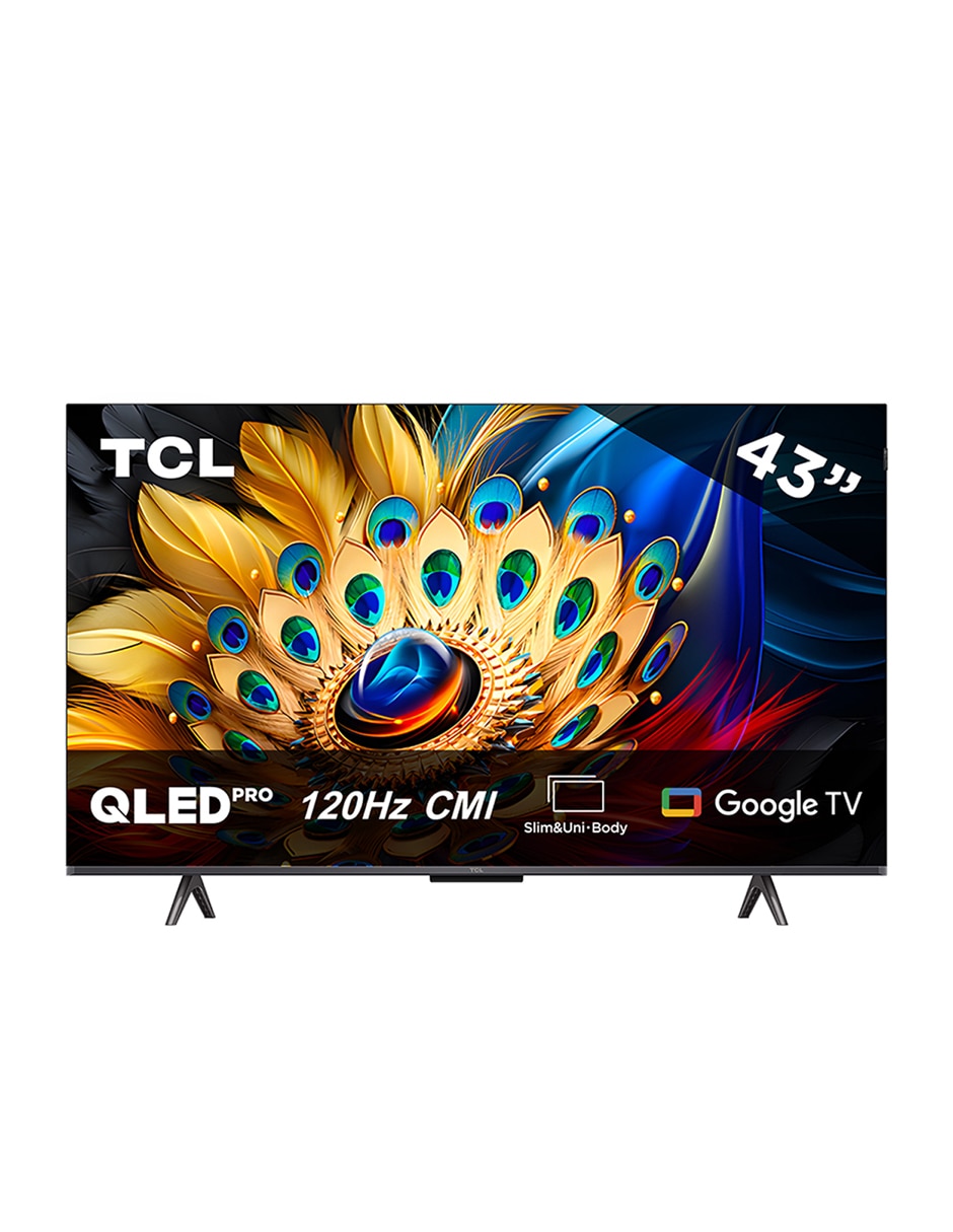 Pantalla Smart TV QLED de 43 pulgadas 4K/UHD 43Q651G con Google TV Pantalla Smart TV QLED de 43 pulgadas 4K/UHD 43Q651G con Google TV