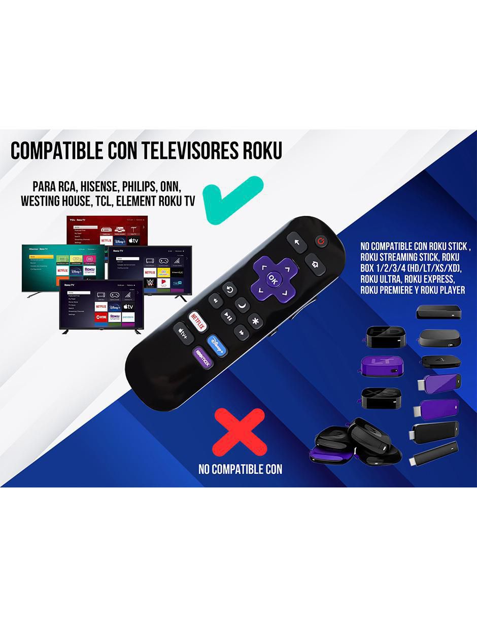 Control remoto para Smart TV CE-PH150 Onn Roku Smart Tv, Element Roku Smart Tv, Philips Roku Smart Tv, Hisense Roku Smart Tv 11