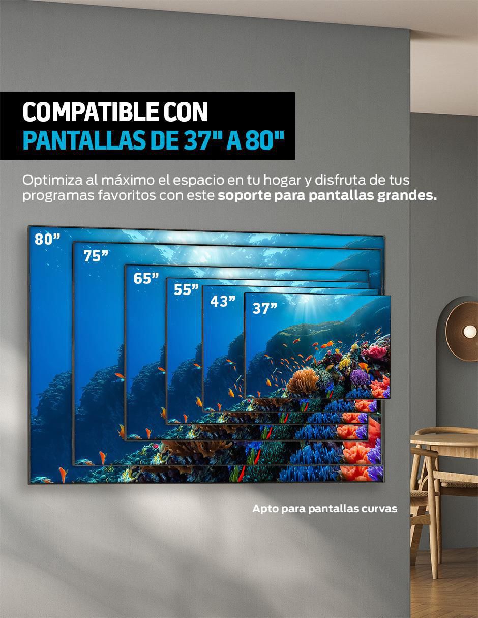 Soporte para pantalla inclinable 37 - 80 pulgadas 3