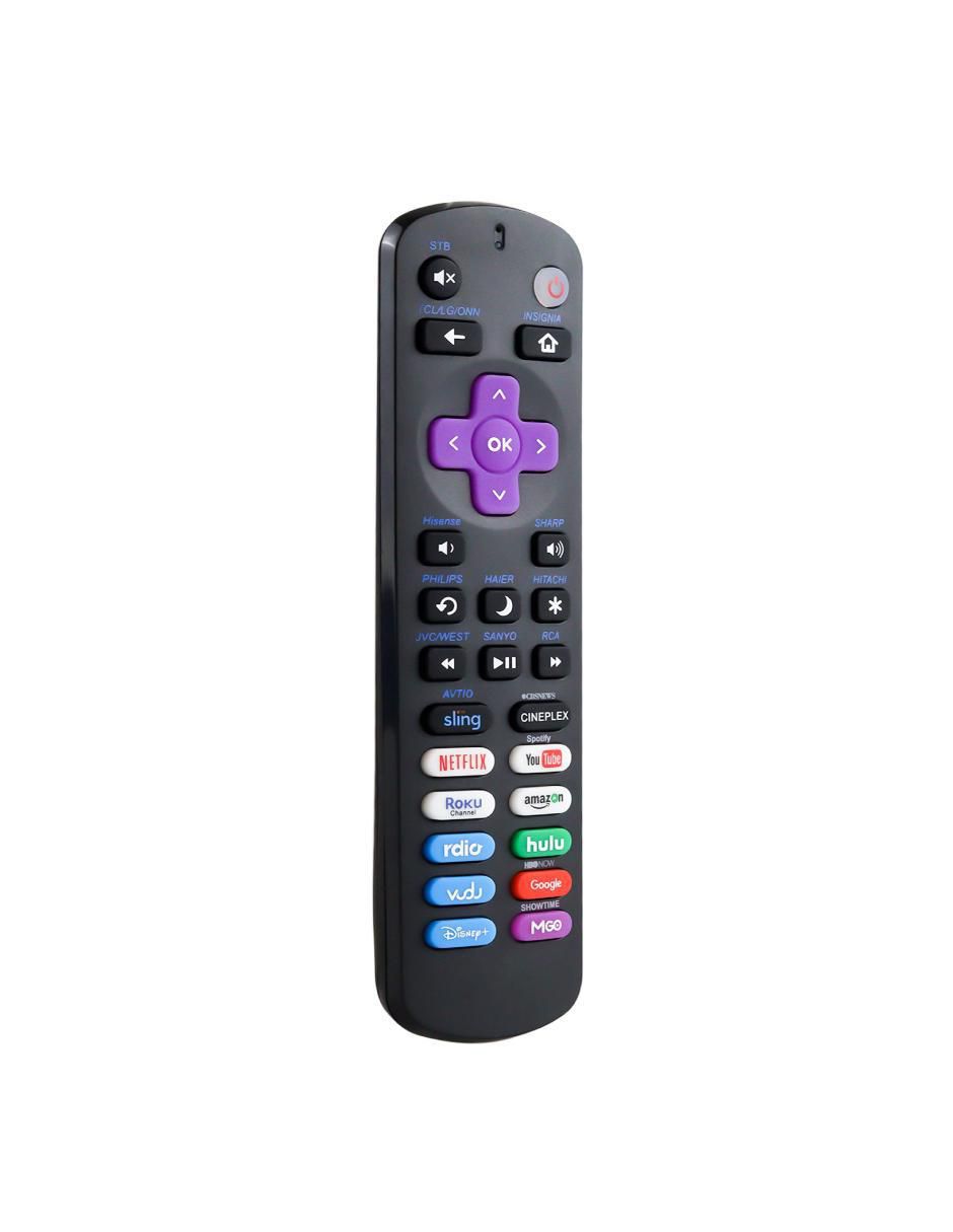 Control remoto para Smart TV CE-4RK TCL, LG, Insignia, Hisense, Sharp, Philips, Haier y Hitachi con sistema Roku 2