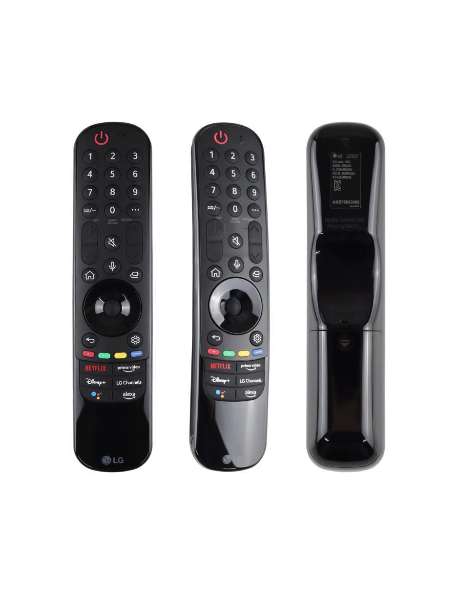 Control remoto para Smart TV MR22GA LG Magic Remote Modelo 2022 9