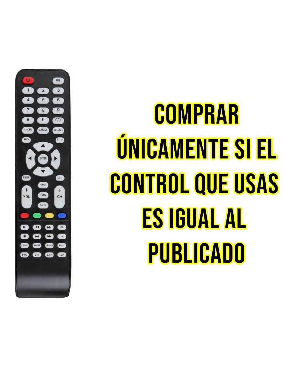 Control remoto para Smart TV CE-GQ6 Ghia Quaroni modelo Q43DFHDS8-Q 5