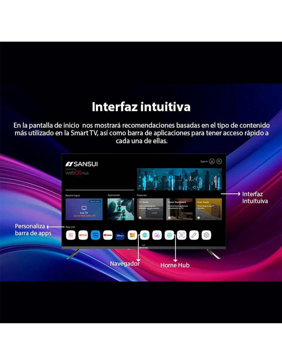 Pantalla Smart TV LED de 40 pulgadas Full HD SMX40VAFW 6