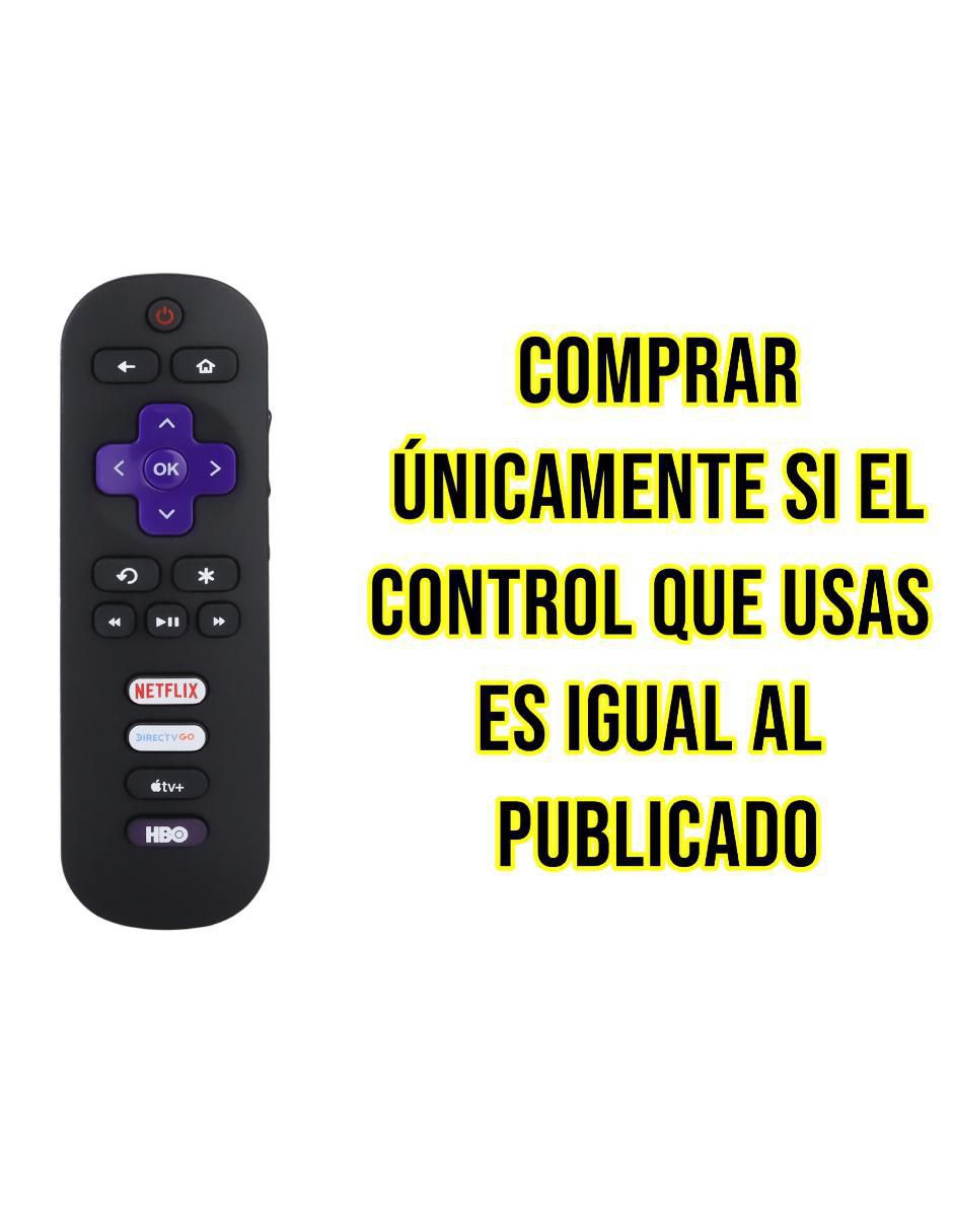 Control remoto para Smart TV CE-TPR7 TCL ROKU TV 6