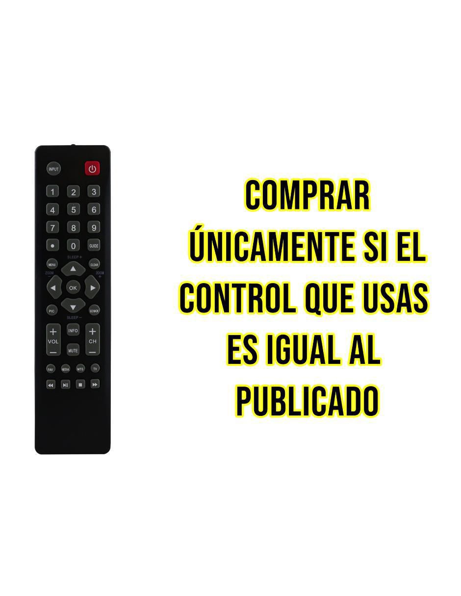 Control remoto para smart TV CE-H40 HKPRO y ATVIO 6