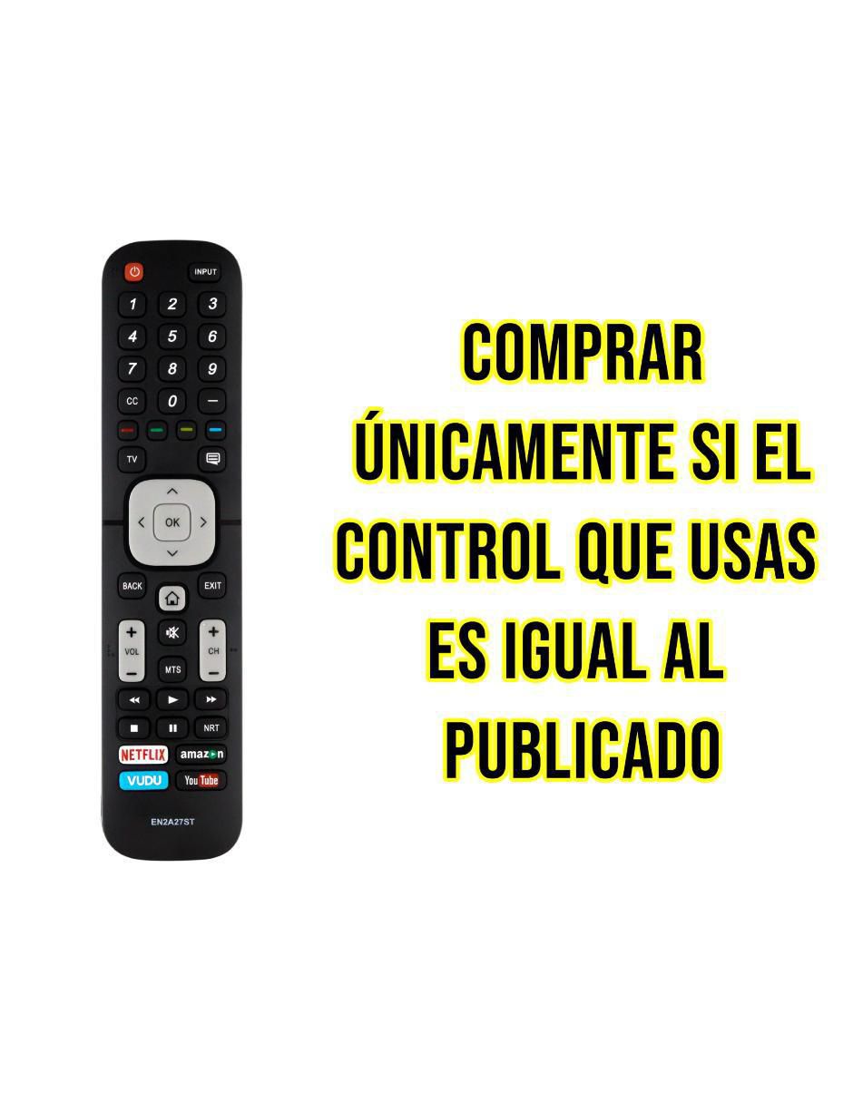 Control remoto para Smart TV CE-27ST SHARP EN2A7S 6