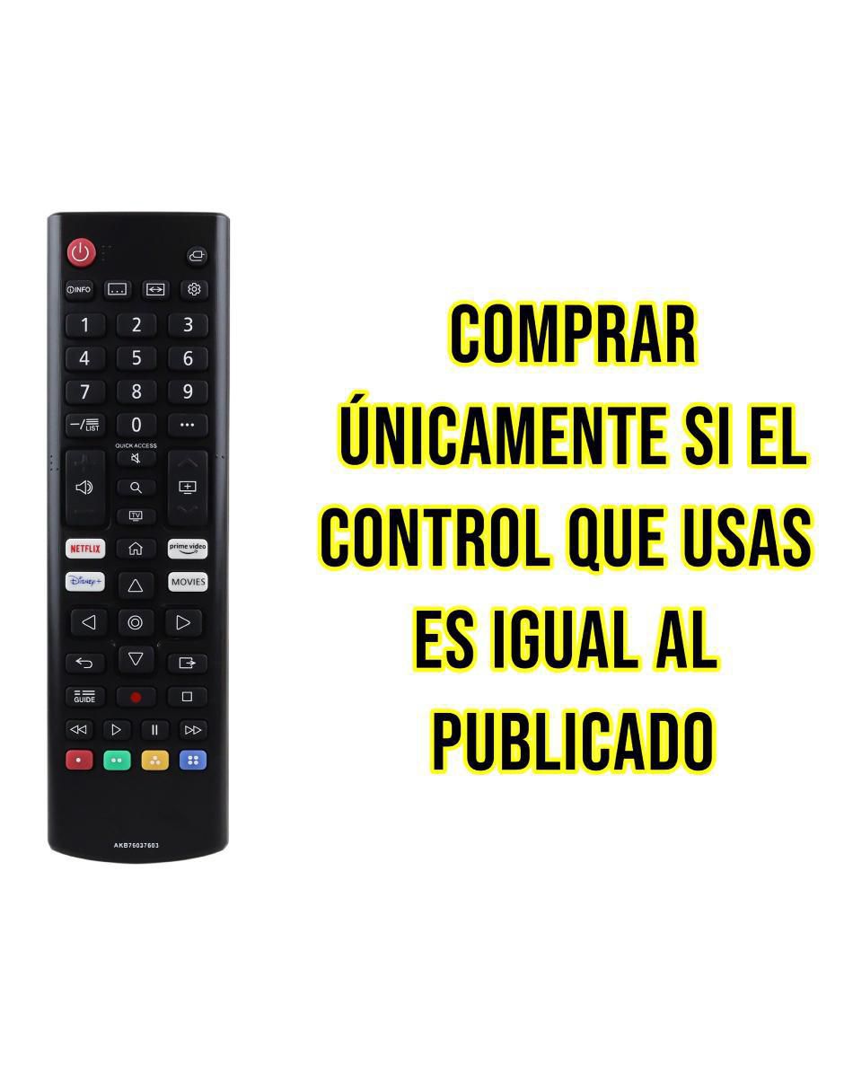 Control remoto para Smart TV CE-LD4 Lg Akb76037603 6