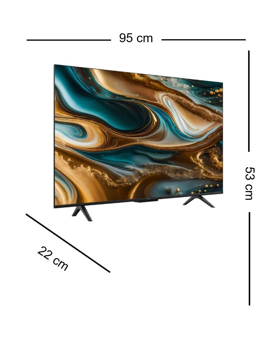Pantalla Smart TV LED de 43 pulgadas 4K 43S451G con Google TV