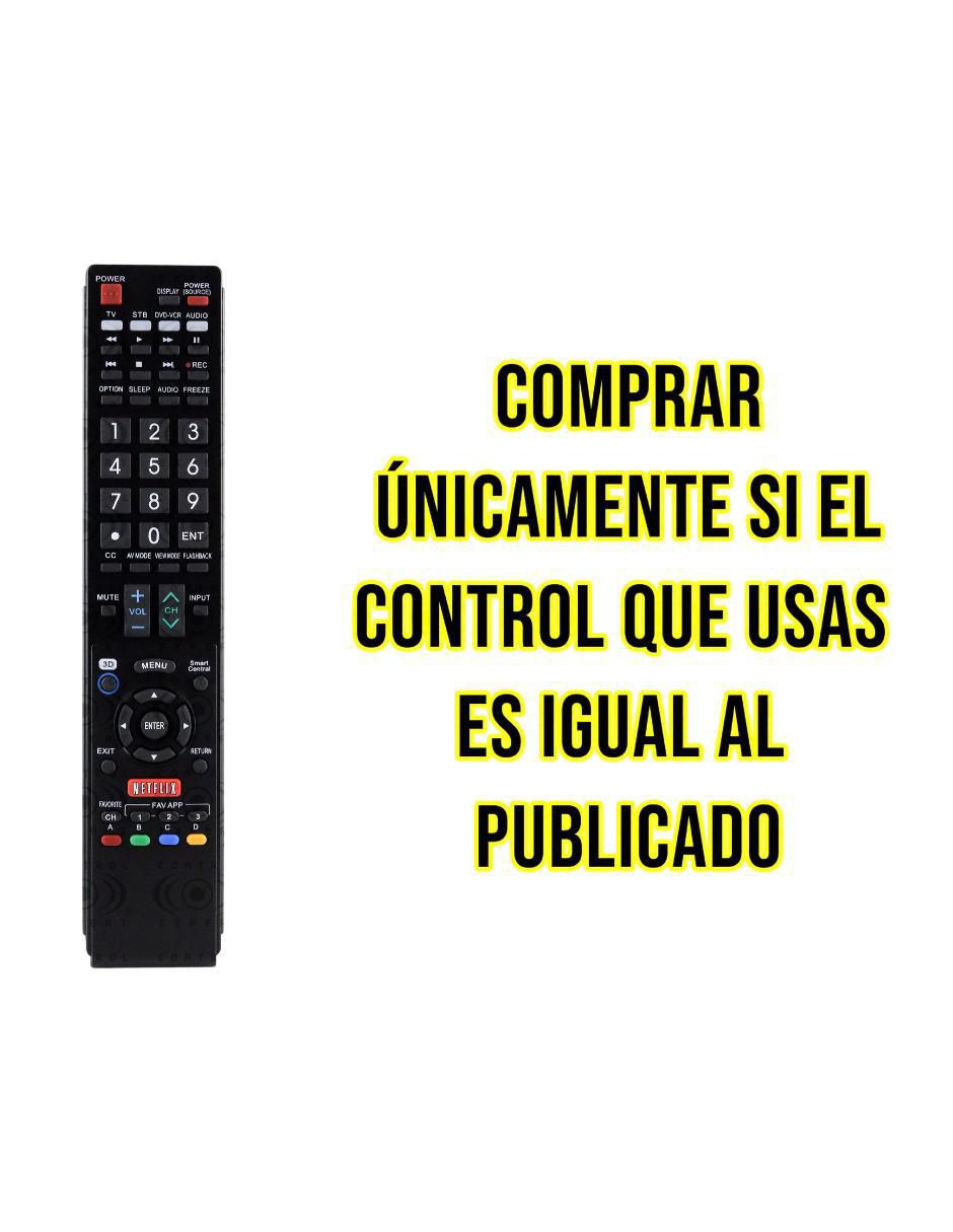 Control remoto para televisión master y sky CE-S84 Sharp 6